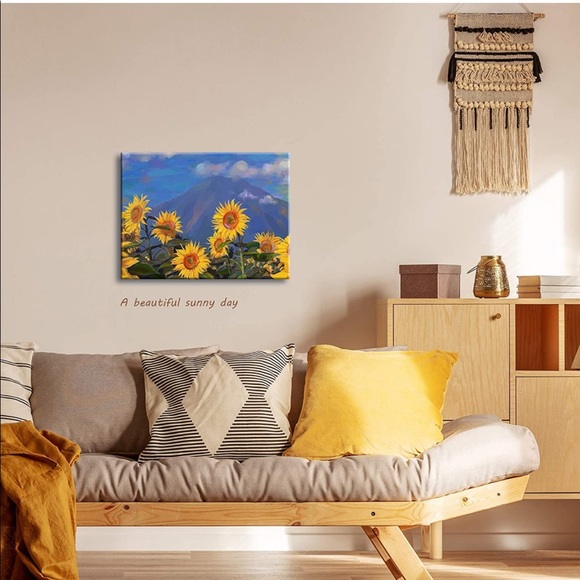 Gorgeous Sunflower Canvas Wall Art - Picture 6 of 6